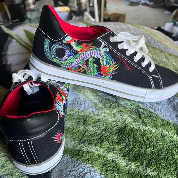 Ed Hardy | Shoes | Brand New Ed Hardy Shoes With Sick Detail
